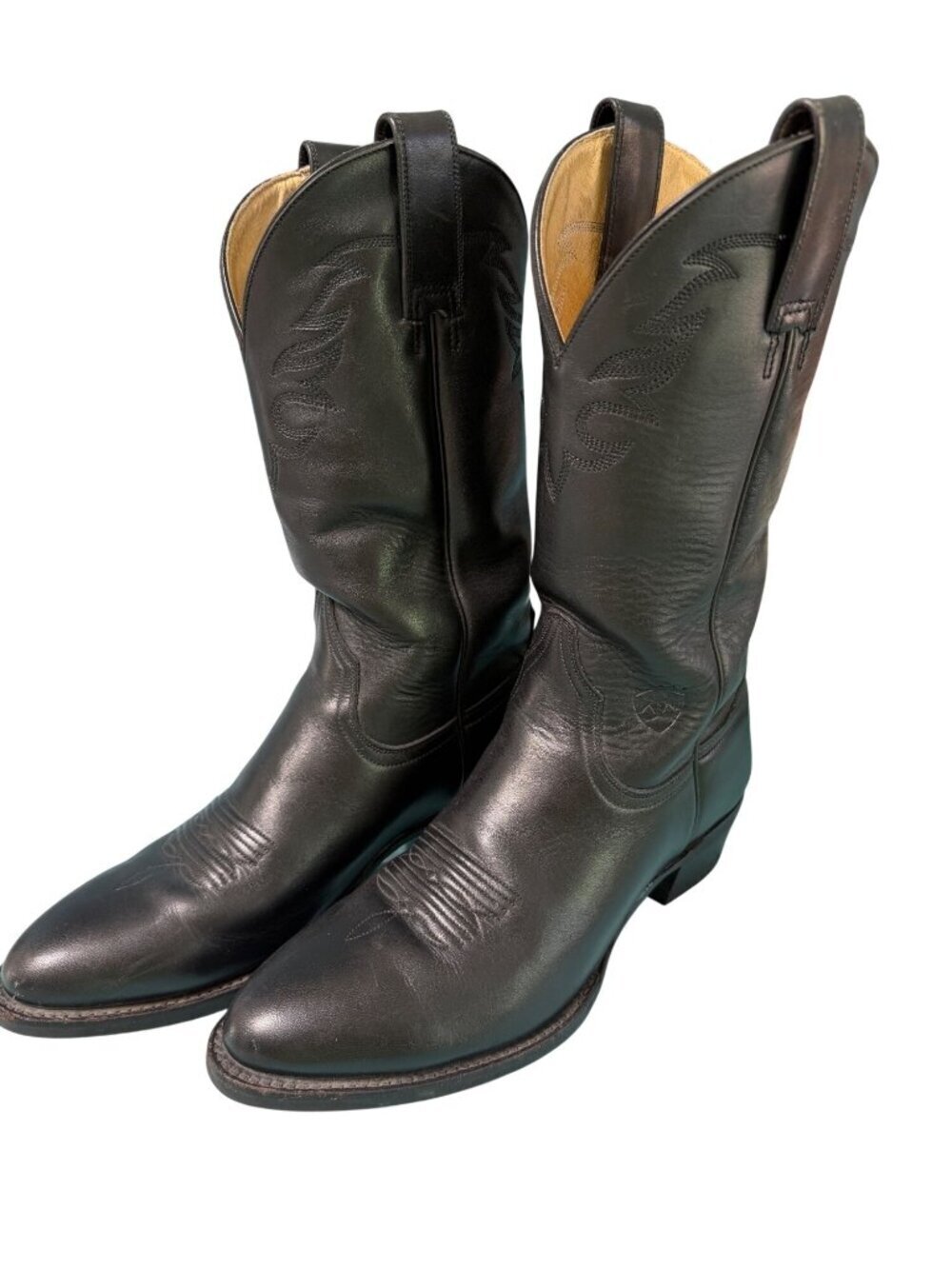 Ariat Sedona Womens Western Cowboy Boots Size 7B Black Leather Pointed Toe